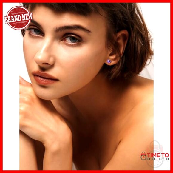 Sterling Silver Flatback Stud Earrings Hypoallergenic Minimal Elegant Gift - Picture 2 of 7